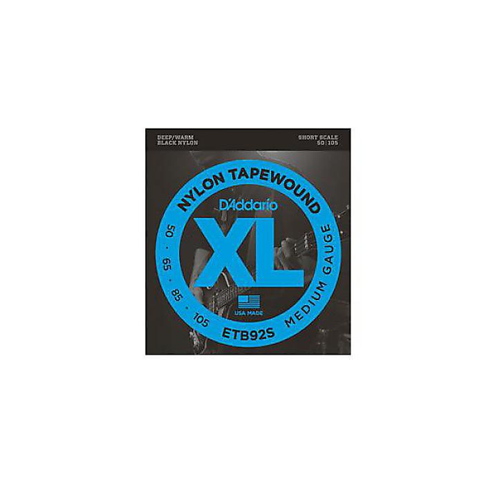DADDARIO ( ダダリオ ) / ETB92S ブラックナイロン Tapewound Bass Medium 50-105 Short夏休みセール