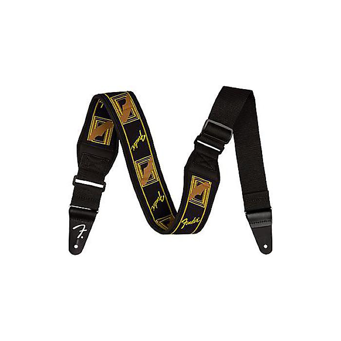 FENDER ( フェンダー ) / Swell Neoprene Strap, Blk/Ylw/Brn Mono, 2.5inch夏休スペシャル｜ミュージックハウス フレンズ