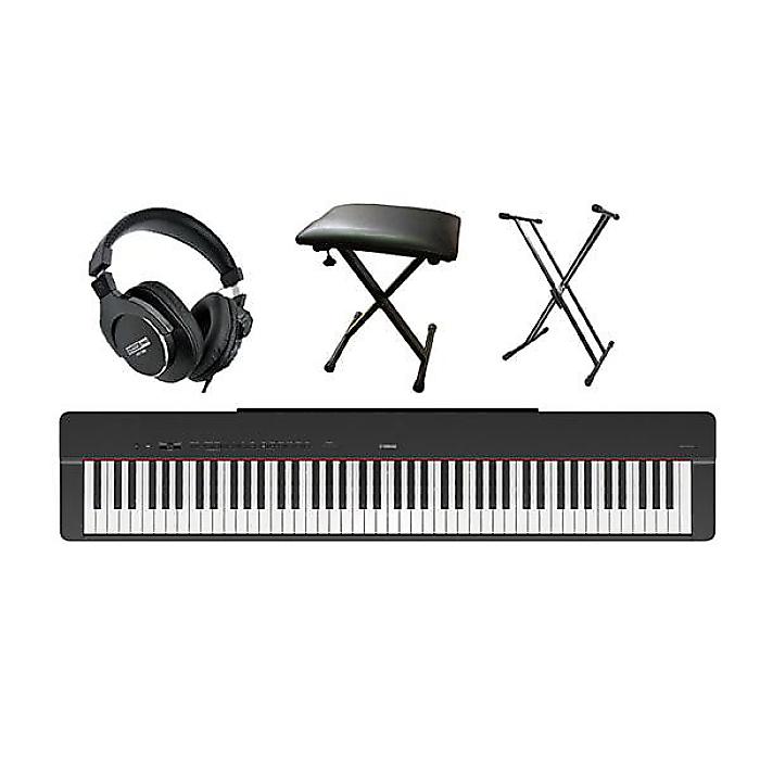 YAMAHA ( ヤマハ ) / P-225B 電子ピアノ X型スタンド+椅子+ヘッドホンセット夏休スペシャル