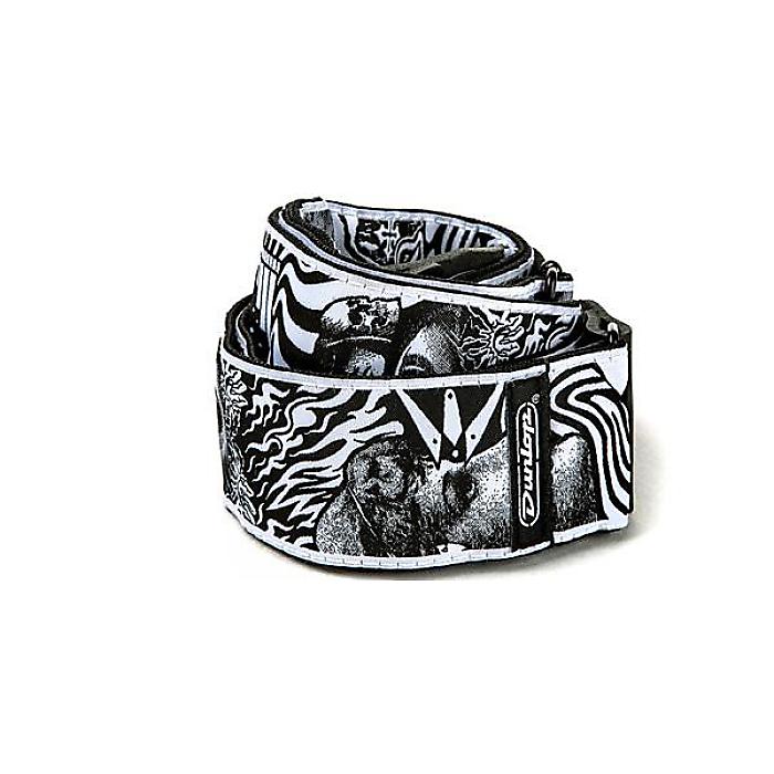 JIM DUNLOP ( ジムダンロップ ) / ILD04 ILOVEDUST Strap Skulls Black/White夏休スペシャル