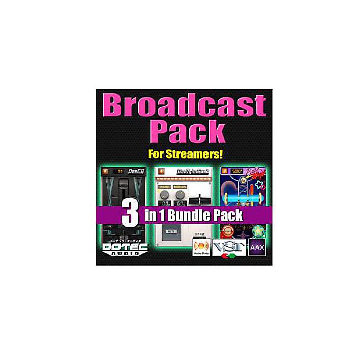 DOTEC-AUDIO ( ドーテックオーディオ ) / Broadcast Pack OBS向けプラグイン・バンドル夏休みセール