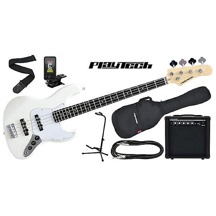 PLAYTECH ( プレイテック ) / JB420 White エレキベース 初心者入門セット夏休みセール