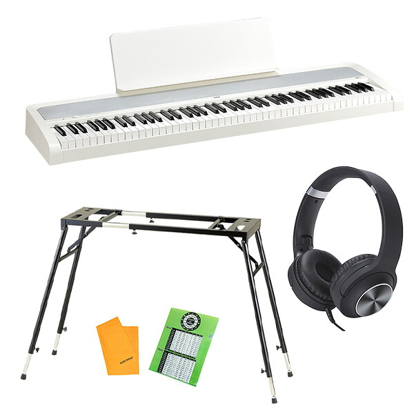 4大特典付 【4つ足スタンドセット(ホワイト)】Korg(コルグ) / B2+ WHITE_KS-101_KCX85_BLKOp5_set夏休みセール|ミュージックハウス フレンズ