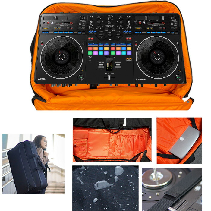 1大特典付 【米軍スペック生地・背負えるリュックストラップケースセット】Pioneer DJ(パイオニア) / DDJ-REV5_ESPC05REV5【耐衝撃・防水・多収納ケースセット】新生活応援
