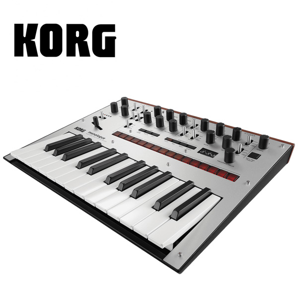 日本最大の KORG monologue-SV SILVER シルバー モノフォニック