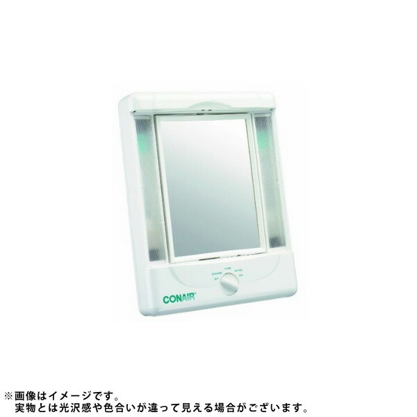 【楽天市場】Conair(コンエアー) / TM8LX (ホワイト) 《ライト付拡大鏡》 【5倍率／等倍率】 卓上型テーブルミラー 大特典セット：ミュージックハウス フレンズ