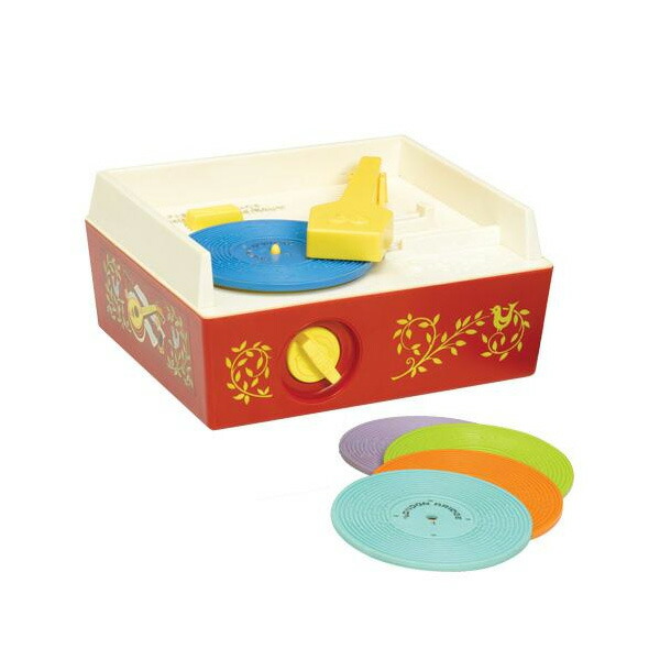 Fisher Price Music Box Record Player 赤んぼう用曲がること時刻表 フィッシャー必要経費