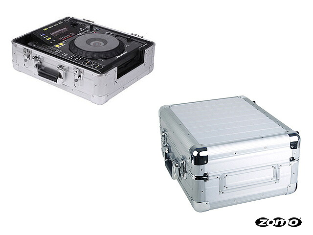 Zomo(ゾモ) / Flightcase CDJ-1 XT (SILVER) 【Pioneer CDJ-2000 NXS2 / XDJ-1000MK2 / 12インチ DJミキサー対応】- CDJ / ミキサーケース -夏休スペシャル