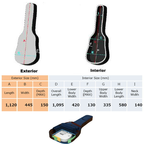 Ibanez(アイバニーズ)/IAB541-BE(ベーシュ)【アコースティックギター用ギグバッグ】-IbanezPowerpadDESIGNERCOLLECTION-