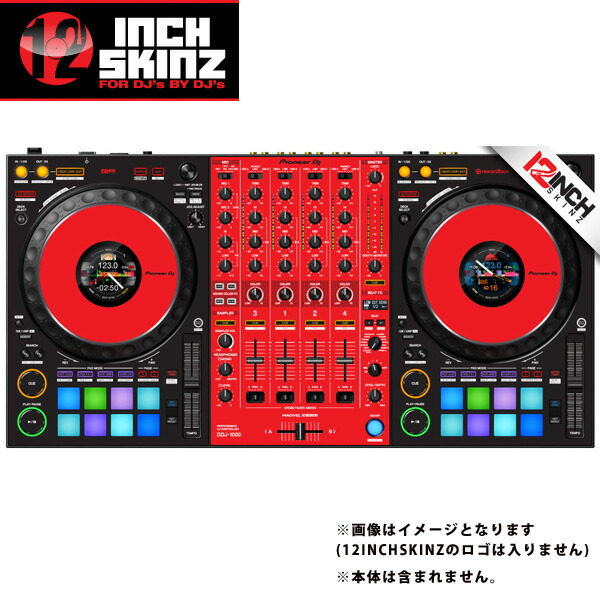 楽天市場】12inch SKINZ / Pioneer DDJ-800 SKINZ (レッド