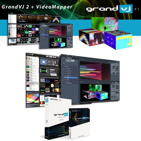 選ぶなら ArKaos アルカオス Grand VJ 2 XT VideoMapperバンドル