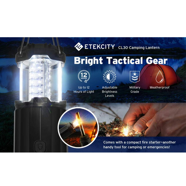 Etekcity Pack Portable Outdoor Led Camping Lantern Led