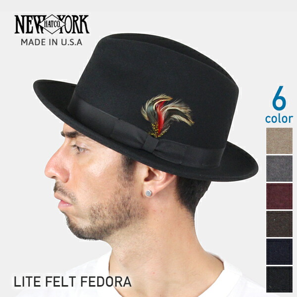 楽天市場】NEW YORK HAT ニューヨークハット Lite Felt Stingy ウール 