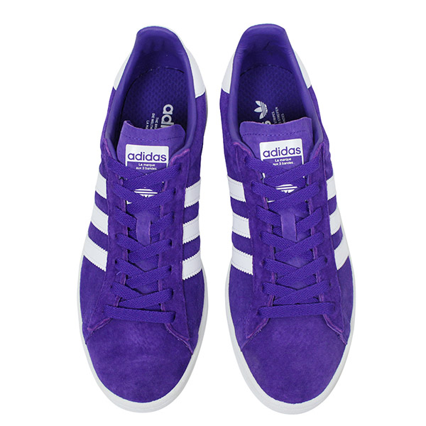 purple adidas campus shoes