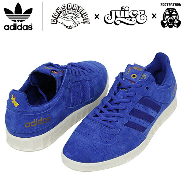adidas Adidas CONSORTIUM x FOOTPATROL x JUICE HANDBALL TOP S.E. Shoes CM7876 Rakuten mail order for the men's sneakers BLUE originals foot patrol adidas Adidas CONSORTIUM x FOOTPATROL x JUICE HANDBALL TOP S.E. Shoes CM7876 Rakuten mail order for the men's sneakers BLUE originals foot patrol