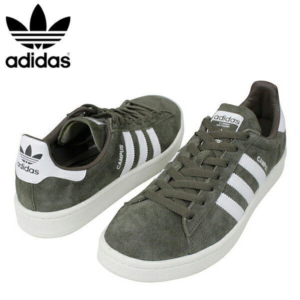 adidas アディダス CAMPUS SUEDE メンズ スニーカー OLIVE GREY キャンパス オリーブ グレー スエード レザー シューズ 男性用 靴 本革 送料無料 CQ2081 楽天 通販 【RCP】