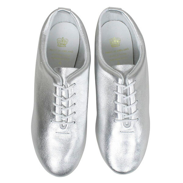 silver sparkly jazz shoes