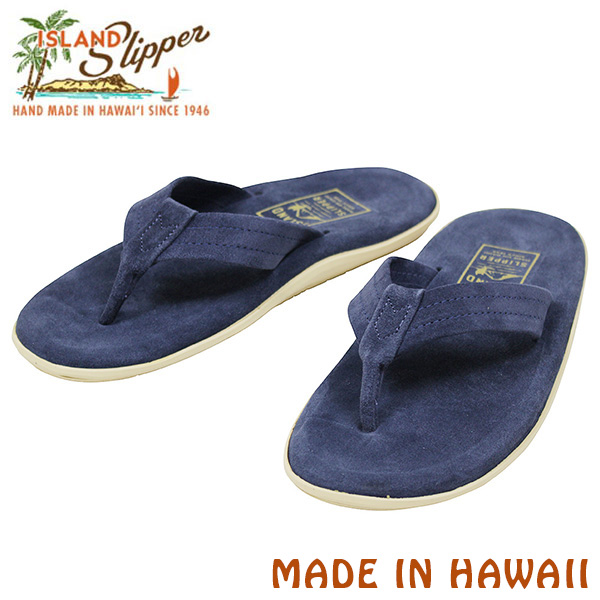 navy blue leather flip flops