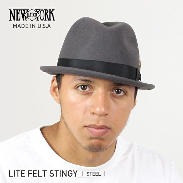 lite felt fedora hat