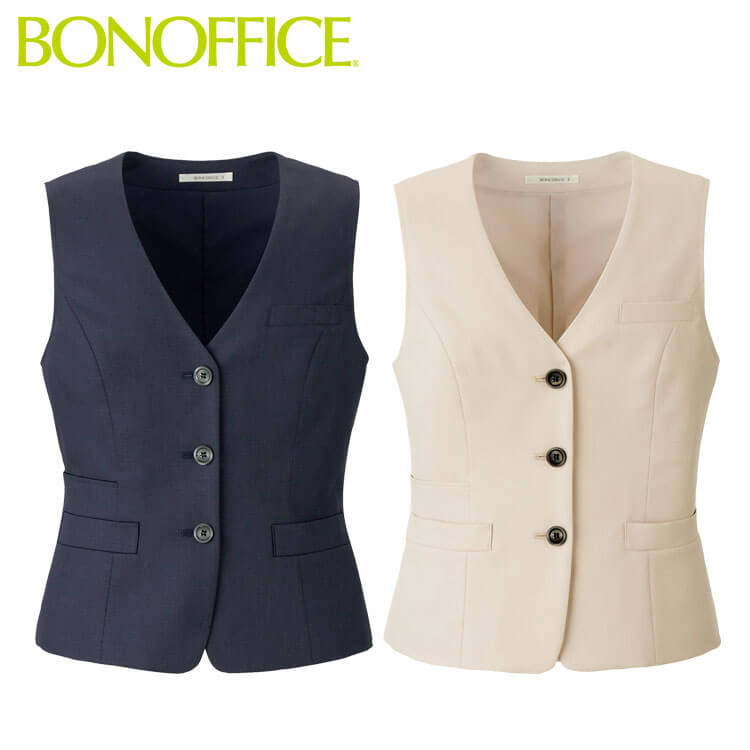 事務服 制服  BONOFFICE ボンオフィス春夏 ベスト BCV1706  大きいサイズ21号 B2201シリーズ 楽天市場】事務服 制服 BONOFFICE ボンオフィス春夏 ベスト BCV1706