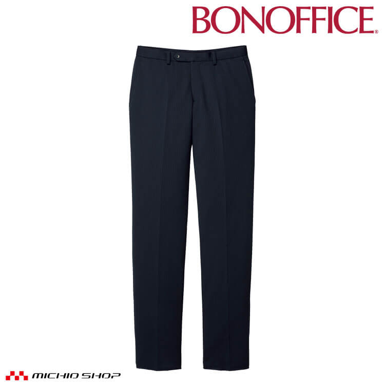 事務服 制服 BONOFFICE ボンオフィス メンズパンツ APM6253 A222シリーズ シャドーストライプニット メンズスーツ ボンマックス|ミチオショップ