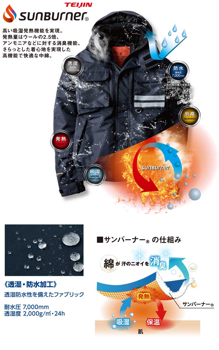 Sale 公式 作業服 Co Cos コーコス サンバーナー透湿防水防寒ブルゾン A 3800 秋冬 大きいサイズ5l 6l 全国宅配無料 Www Endocenter Com Ua