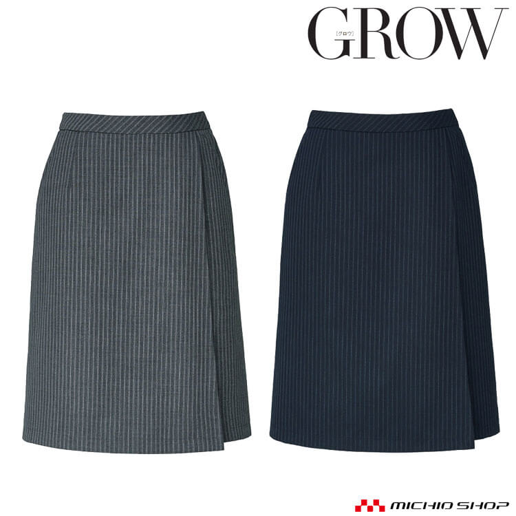 オフィス 事務服 制服 受付 SERVO サーヴォ GROW (グロウ) キュロット GCUL-1863 ツイン・カラードストライプ