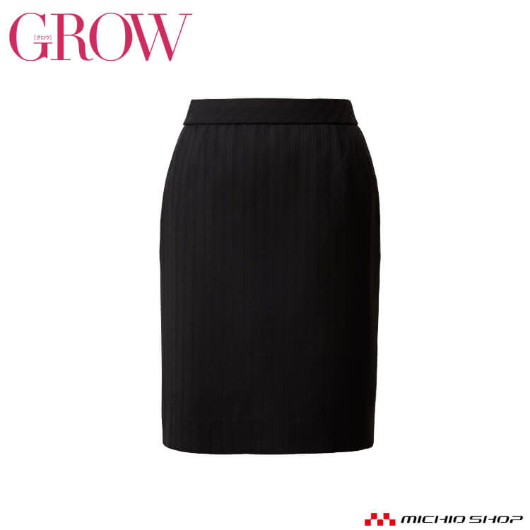 オフィス 事務服 制服 受付 SERVO サーヴォ GROW (グロウ) タイトスカート GSKL-1452 グロッシーストライプ｜ミチオショップ