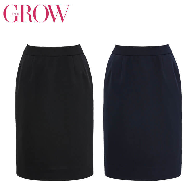 オフィス 事務服 制服 受付 SERVO サーヴォ GROW (グロウ) タイトスカート GSKL-2053 プルミエ・ニット