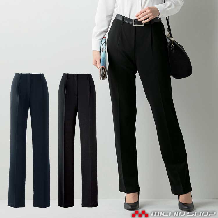 楽天市場】事務服 制服 en joie アンジョア パンツ 71872