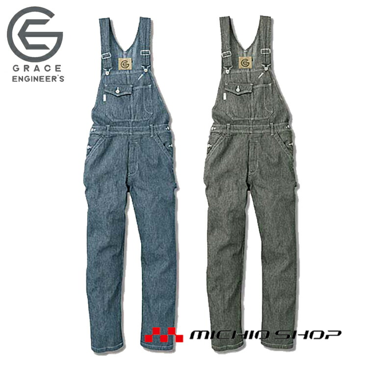 楽天市場】作業服 ROUND ONIデニムメンズサロペット DN-610 丸鬼商店