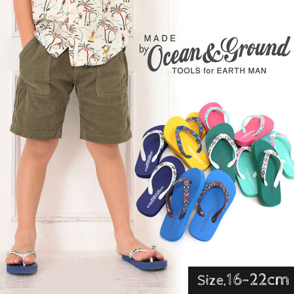 楽天市場 21夏 Ocean Ground オーシャンアンドグラウンド ビーチサンダル 16cm 17cm 18cm 19cm cm 21cm 22cm 子供服 キッズ 女の子 男の子 女児 男児 子ども スイム ビーサン サンダル ミッキーキッズ楽天市場店