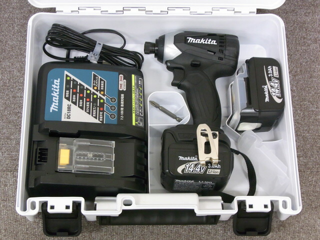 楽天市場 廃番 マキタ 充電式インパクトドライバー 14 4v バッテリ２個 充電器付 Td134dx2b 黒 充電式電動ドライバー セット品 女性 電池式 小型 コンパクト 電動ドライバードリル 電動ドリル 電気ドリル 激安 通販 三河機工 カイノス 楽天市場店