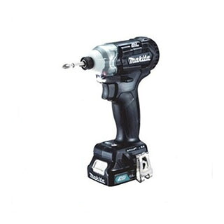 マキタ 充電式インパクトドライバー 10.8V/1.5Ah ＜TD111DSHXB・黒＞ バッテリ2個 充電器 ケース付【ベーシックタイプ シンプル 充電式電動ドライバー セット品 女性 電池式 小型 コンパクト 電動ドライバードリル 電動ドリル 電気ドリル】