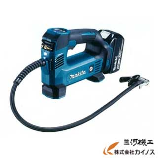 マキタ 充電式空気入れ 18V 6.0Ah セット品 【MP180DRG】 (makita 空気入れ エア 自転車 タイヤ ボール 浮き輪)｜三河機工 カイノス 店