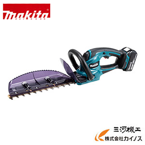マキタ 18V 充電式ヘッジトリマ 300mm セット品 (バッテリBL1830B・充電器DC18WC付) <MUH307DWF>【スライド式18Vバッテリ対応商品 コードレス 生垣バリカン 植木バリカン チップレシーバー付】|三河機工 カイノス 店