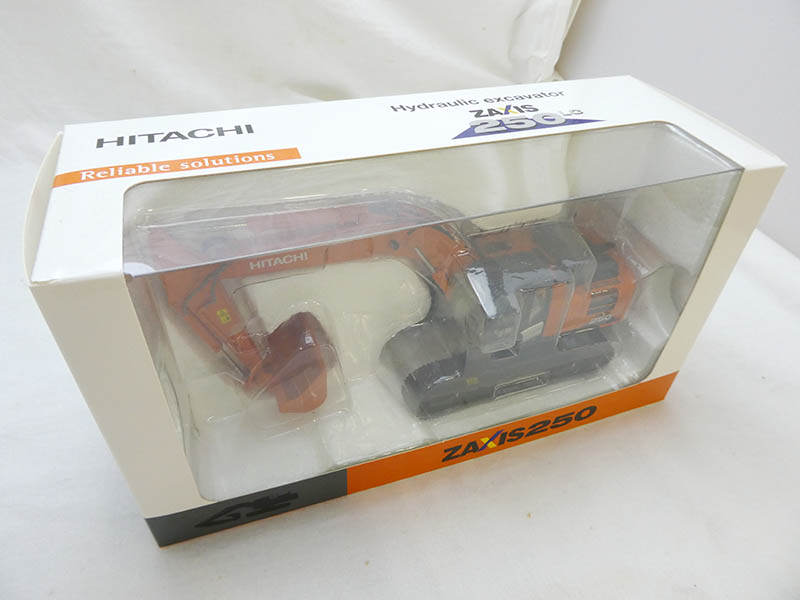 日立建機ミニチュアモデル<ZX250-6(1/50)>ZAXIS250-6油圧ショベルhitachi【ミニカー重機模型建設機械限定おすすめ通販おすすめ人気クリスマスプレゼント誕生日男の子男子男性子供】