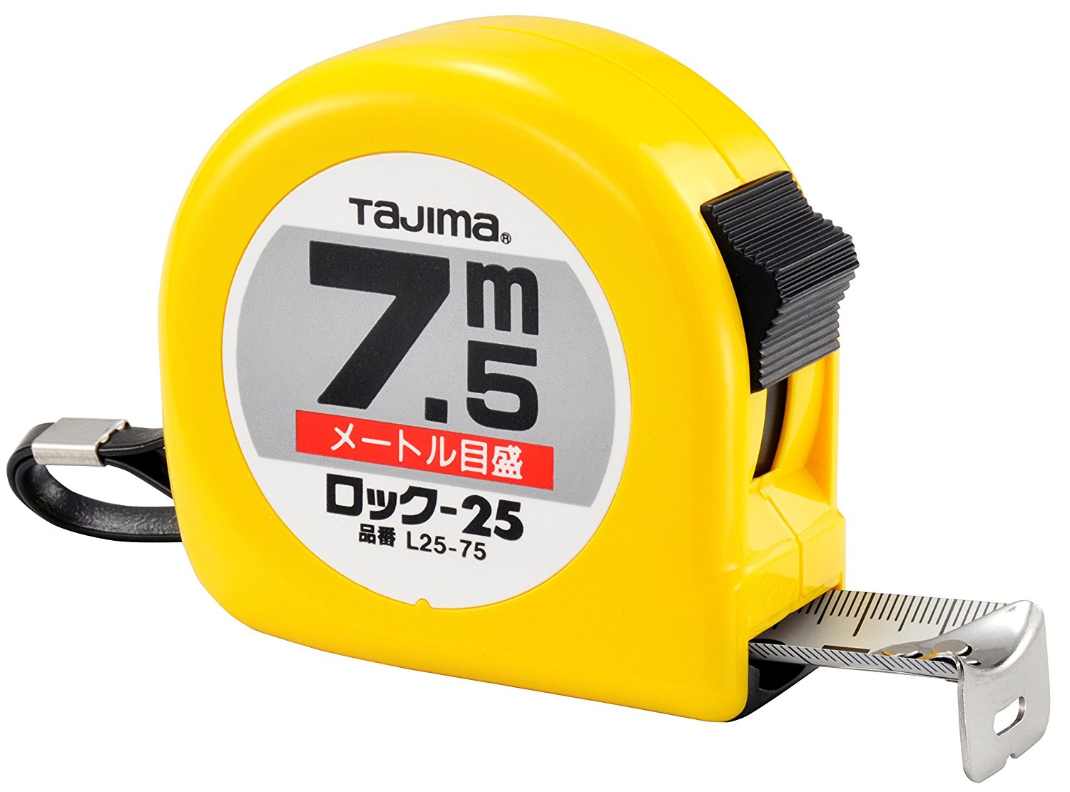 楽天市場 タジマ Tjm ロック25 7 5m L25 75 メートル目盛 L2575 コンベックス メジャー スケール Convex 工具 通販 セール おすすめ ステンレス 限定 計測 距離 剛厚 最安値挑戦 通販 おすすめ 人気 価格 安い おしゃれ 三河機工 カイノス 楽天市場店