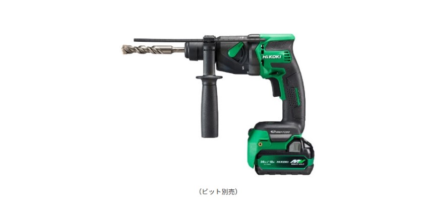 HiKOKI 18Vコードレスロータリハンマドリル DH18DPB(2XPZ)  ※本体、乾電池×2個、手っとり早い申し受ける器付き添い人