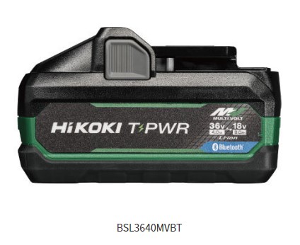 HIKOKI 蓄電池 ＜BSL3640MVBT＞ 0038-1992  36V/18V (4.0Ah/8.0Ah) マルチ雄捻子乾電池 Bluetooth役立つこと付き添い人  完全無欠品