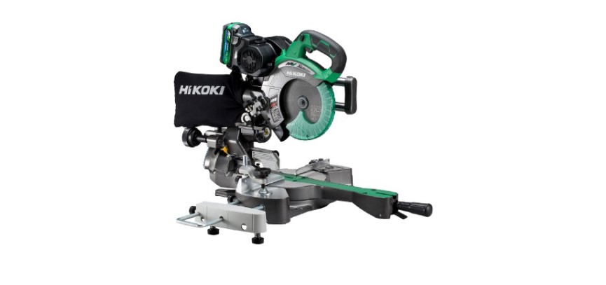 HiKOKI　ハイコーキ　コードレス卓上スライド丸のこ　＜C3607DRA(K)(XPSZ)＞　※バッテリー・急速充電器付き