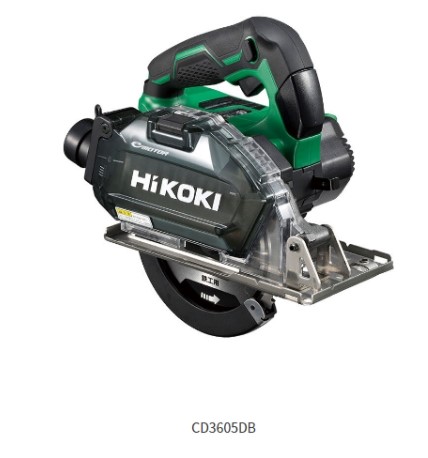 HiKOKI ハイコーキ コードレスチップソーカッタ  36V ＜CD3605DB(XPZ)＞ ※乾電池・申し受ける器・容れもの付き添い人