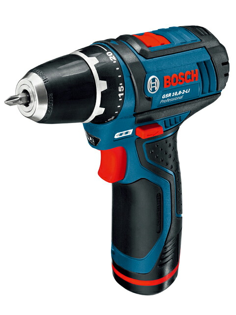 ボッシュ(BOSCH) 充電式ドライバードリル 10.8V 本体のみ＜GSR 10.8-2-LIH＞ GSR10.82LIH【 電動工具 通販 おすすめ 人気 価格 安い 女性 電池式 小型 】