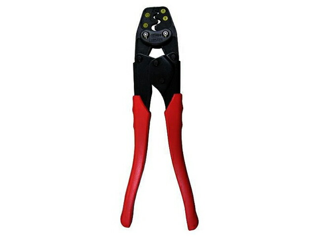 ロブテックス(エビ) 銅線用 裸圧着端子用 圧着工具 使用 範囲 2〜14 <AK19A>