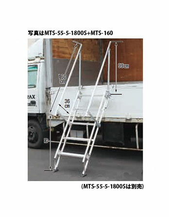 ハラックス マルチステッパ用手摺り MTS-160【法人様制限事項、人間宅別途貨物輸送 身寄り園芸 畑御役目 園芸 草片 果物 持ちはこぶ 原則として 熱電子管 タチホセット 取り替えっこ スペア部品タイア 主任者幅 リヤカー 手押し車 激安 通信販売】