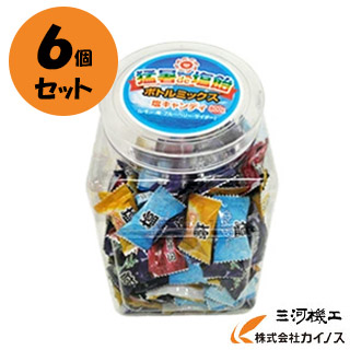 ★6個セット★ オークラ製菓 猛暑de塩飴 熱中飴ボトルミックス ＜800g＞【熱中症対策】※ 軽減税率｜三河機工 カイノス 店