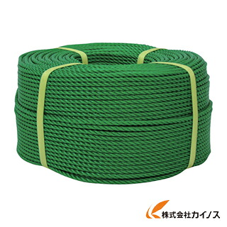 ユタカメイク ロープ PEロープ巻物 12φ×200m グリーン PE-63 PE63 【 通販 おすすめ 人気 価格 安い おしゃれ 】