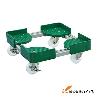 トラスコ中山 TRUSCO 伸縮式コンテナ台車 内寸400－500X800－900 S付 FCD6-4080-S FCD64080S