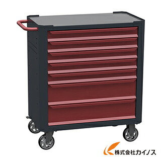 SORI 収納家具手押し車 7000 7段 赤 800X450X950 7700R 【 通信販売 おすすめ 一般受け 必要経費 長閑やか 格好のいい】