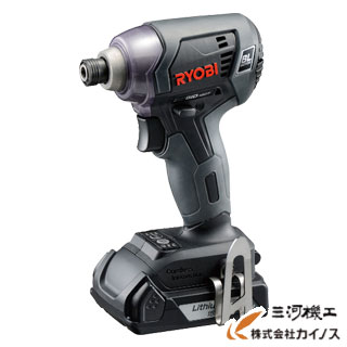 京セラ (旧リョービ) KYOCERA 充電式インパクトドライバー 18V ＜BID-1807L1＞ （バッテリ２個 充電器 キャリングケース 付）